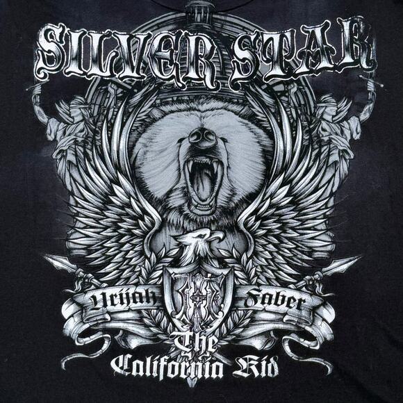 Vtg Silver Star Casting Co T-Shirt Urijah Faber California Kid XXL - Picture 2 of 9